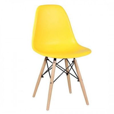 Дизайнерский стул «Eames», DSW WX-503 (желтый)