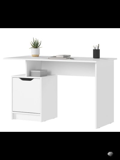 Руна СТ 01 Стол письменный Белый/Белый