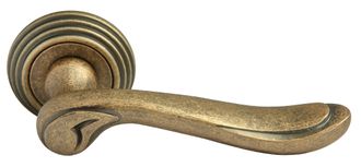Комплект ручек дверных RAP-CLASSIC-L 5 OMB старая матовая бронза RUCETTI