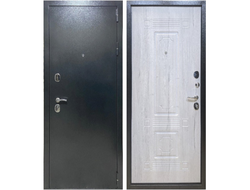 Дверь Входная - Витязь Триумф Антик Серебро/ Дуб Галифакс Грей №5.2