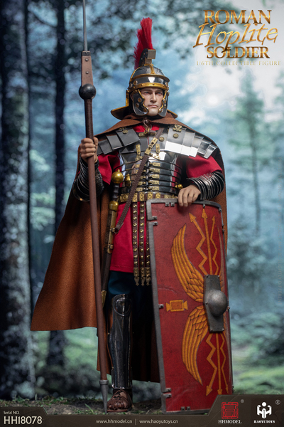 Римский легионер в медной броне - КОЛЛЕКЦИОННАЯ ФИГУРКА 1/6 scale Imperial Legion Hoplite (HH18078) - HHMODEL & HAOYUTOYS