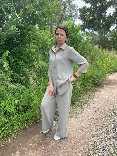 Рубашка 704-0625 Брюки 703-0625 Фисташка