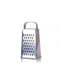 Терка 4-х гранная 21 см. белая жесть