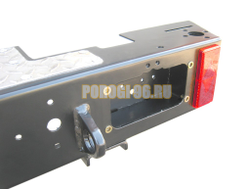 Задний силовой бампер серии Трофи на УАЗ Хантер 2003- (03.106.01)