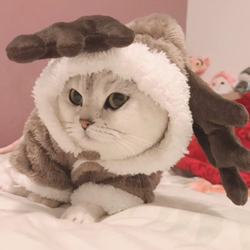 Плюшевый костюм Оленя для собак и кошек