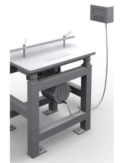 Виброплощадка СМЖ-1А с механическим креплением для форм и таймер