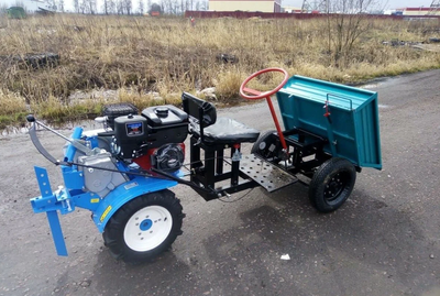 Адаптер кузовной грузовой АК-1 для мотоблоков Нева, Forza, Ока и др.