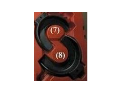 Ремкомплект для стяжки пружин 100-00008C, скоба стяжная 110 - 160 мм, 2 шт МАСТАК 100-00008CR02