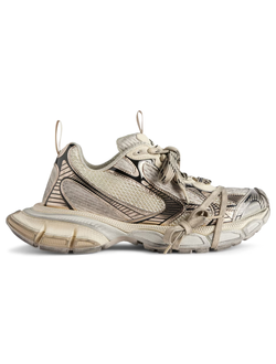 Balenciaga 3XL Worn-Out Ivory Metallic Old