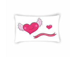 Подушка горизонтальная #8 на День влюблённых, 14 февраля