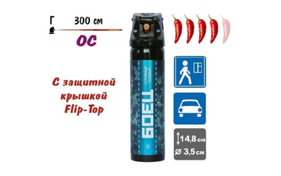 Баллончик для самообороны «Боец» струйный-гелевый 100 мл