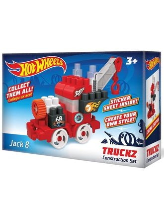 Детский развивающий конструктор Bauer Hot Wheels Серия Truckz Jack 8 3+