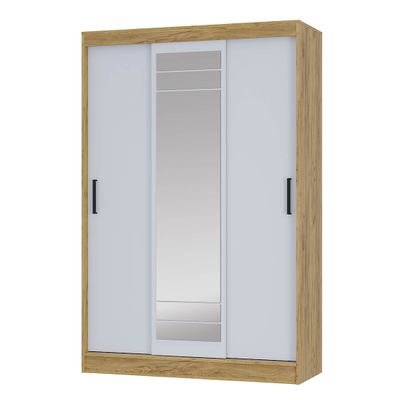 Тео ШКК-02 шкаф-купе Крафт / Белый