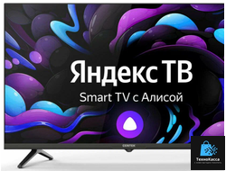 "24"" Телевизор Centek CT-8724 черный 1366x768, HD Ready, 60 Гц, Wi-Fi, Smart TV, Android TV"