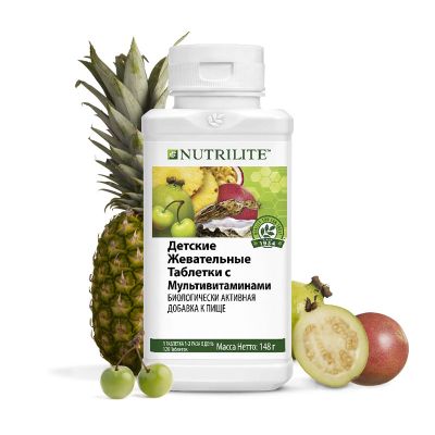 NUTRILITE Жевательные таблетки с мультивитаминами, 120 таблеток