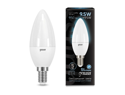 Gauss LED Candle 9.5w 840 E14