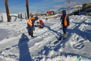 Бурение отверстий. Начало октября. Забайкальский край