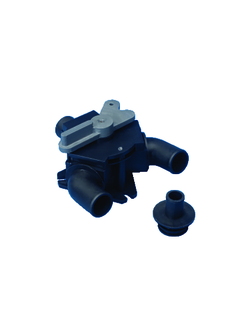 Кран трехходовой для гальюна Matromarine Products mod.2005 6000200025 25/38 мм чёрный