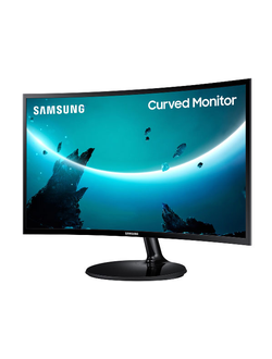 Изогнутый монитор с тонким дизайном 24 " SAMSUNG C24F390FHIX