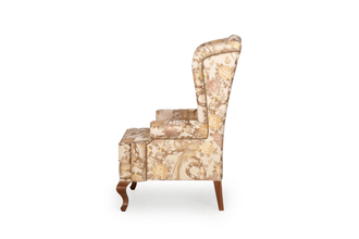 Английское кресло с ушами принт