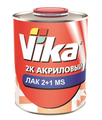 Акриловый лак 2К VIKA 2+1 MS (0,84) + отвердитель для лака MS (0,43)