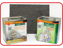 Комплект для декора и гидрофобизации венцов сруба. Серый сланец.