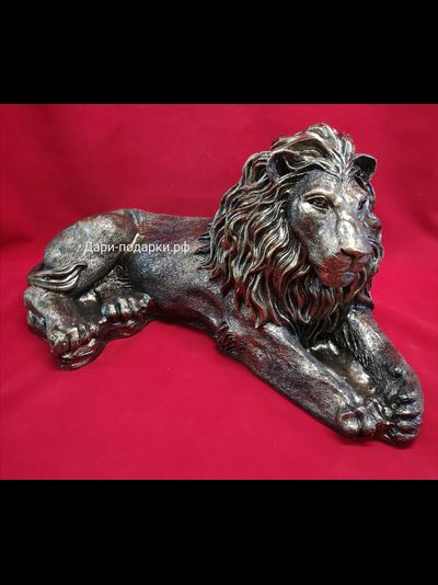 ЛЕВ античный бронза 34*63см  5кг   полистоун Россия 3679-013104