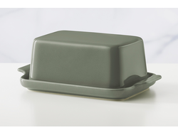 Масленка зеленая длина 20 см, высота  12 см