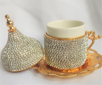 Кофейный набор со стразами "Роскошь" Турция арт.370