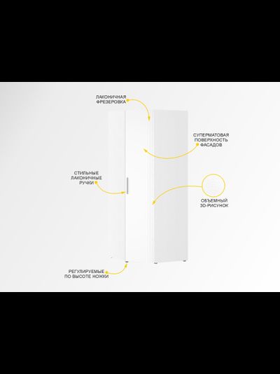 Шкаф угловой (лев/прав) Николь 901.08