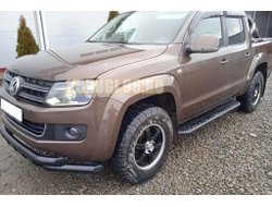 Защита переднего бампера G с покрытием «раптор» d76 для Volkswagen Amarok 2009-2015
