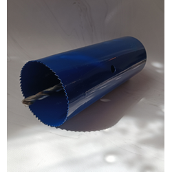 Биметаллическая коронка 115 мм глубина 200 мм с держателем 13 мм