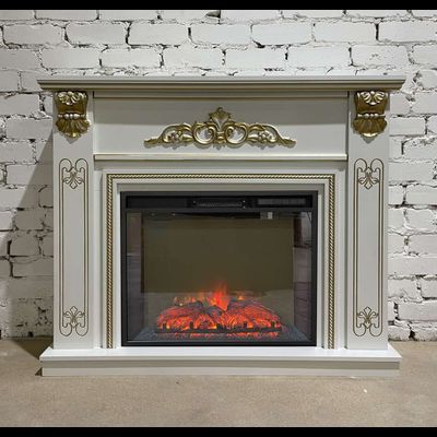 Электрокамин Византия WTG патина с очагом Sparta 25.5 LED