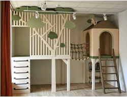 Детский игровой комплекс в лофт "Лукошко"