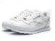 Reebok Classic белые 01, КОЖА женские (36-41) Арт: 004MF(I)