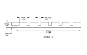 Декоративная панель гибкая W111F BAR