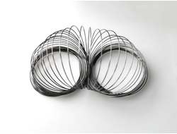 МЕМОРИ ПРОВОЛОКА / ПРОВОЛОКА С ПАМЯТЬЮ ДЛЯ БРАСЛЕТОВ (толщина 0,6мм) 5,5-6см - ЧЁРНЫЙ - 10 ВИТКОВ