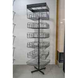 Стойка островная под колготки (40 карманов). Размер: 2070*550*550 мм.