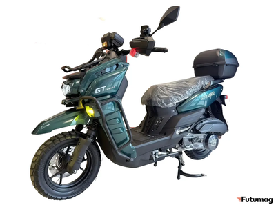 Скутер бензиновый GT TANK 02 зеленый