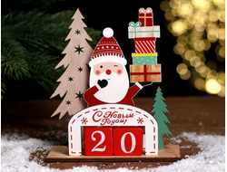 Вечный календарь «С новым годом» 14 × 5,5 × 15,5 см