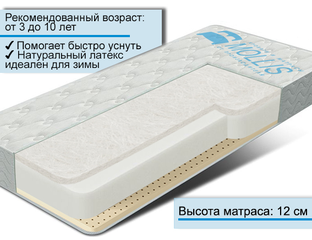 Детский беспружинный матрас Непоседа купить в Перми от производителя ...