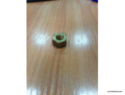 Гайка М10*1,5*12 латунная приемной трубы Волга (цена за 20 шт.)