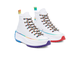 Кеды Converse Run Star Hike Pride High Top белые с разноцветной подошвой