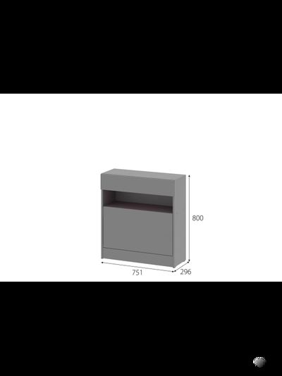 Энни обувница ОБ1 Графит