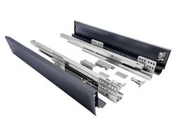 84х500 Антрацит  Ящик с тонкими боковинами, плавного задвижения Amalet-BOX  *