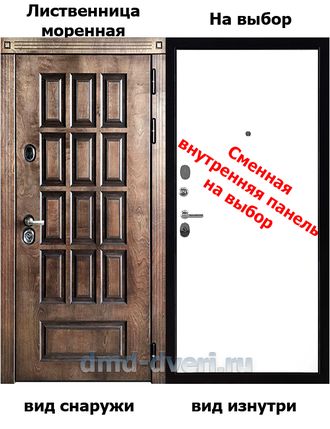 Уличная дверь Центурион Термо (сменная внутр.панель) (терморазрыв)