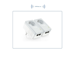 TP-LINK TL-PA4020PKIT, HomePlug AV Сетевой адаптер PowerLine 500 Мбит/с Ethernet портами 2 шт. с розетками (комплект 2 шт.)