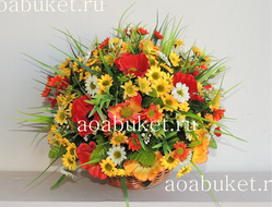 Композиция из искусственных цветов № М035