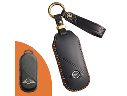 Чехол для нового ключа Mini Country Man, Cooper с 2020 года (чёрный)