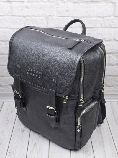 Кожаный рюкзак Santerno Premium iron grey (арт. 3007-55)